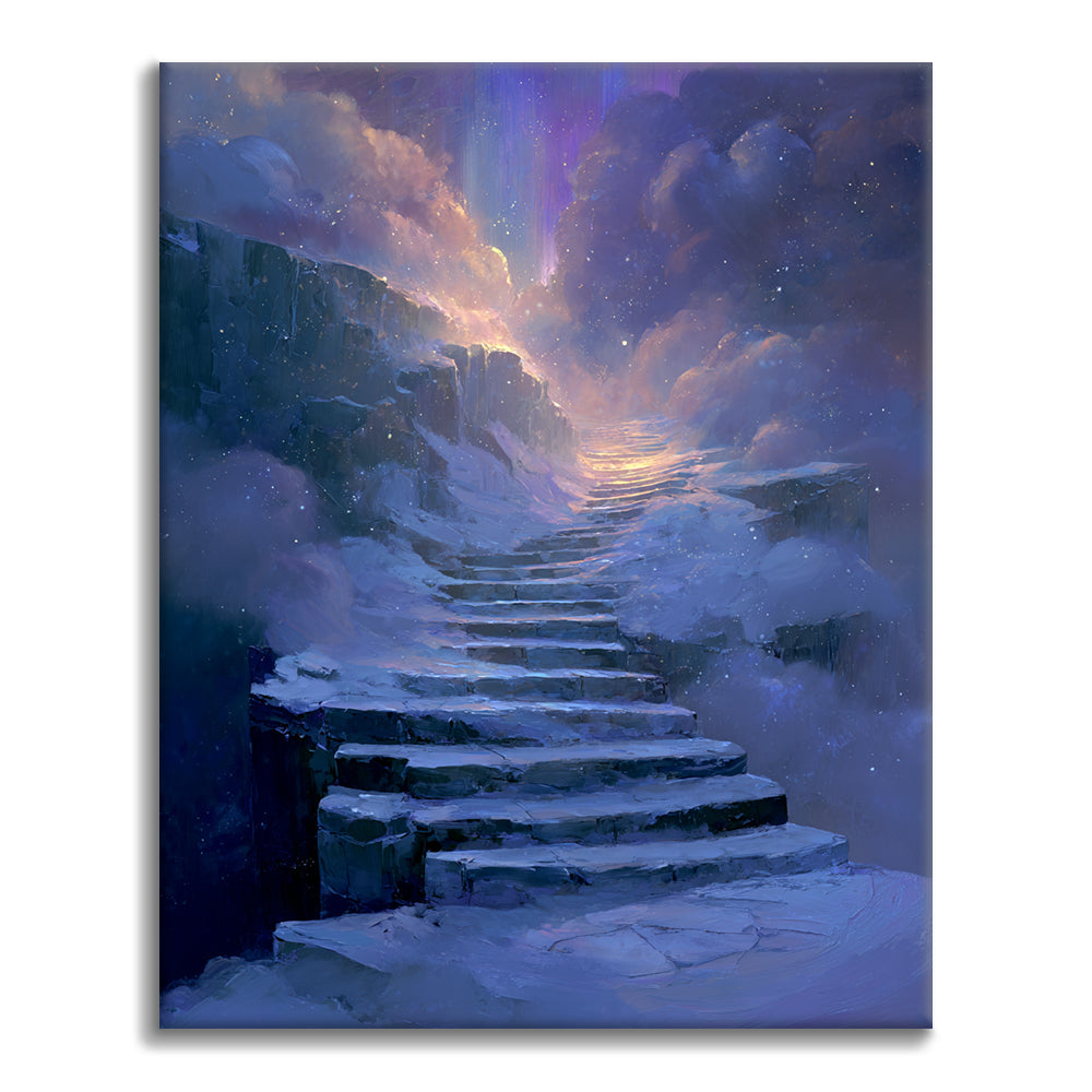 Treppe des Lichts – Malen nach Zahlen