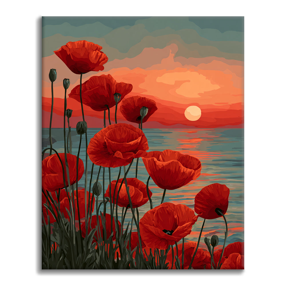 Crimson Dusk – Malen nach Zahlen