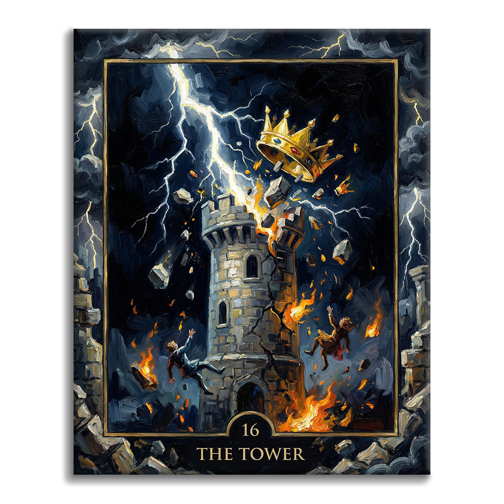 Der Turm – Malen nach Zahlen