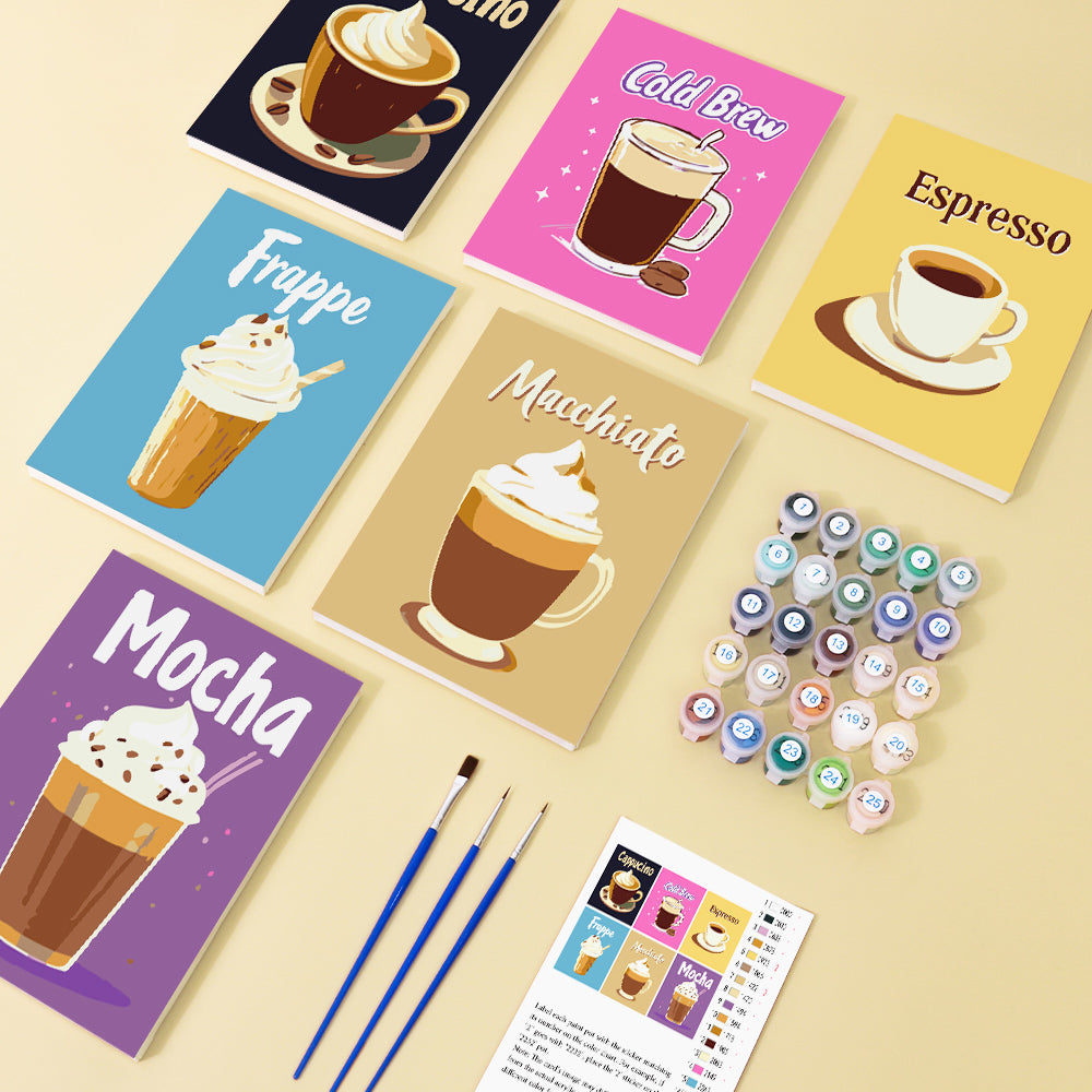 Buntes Kaffee
