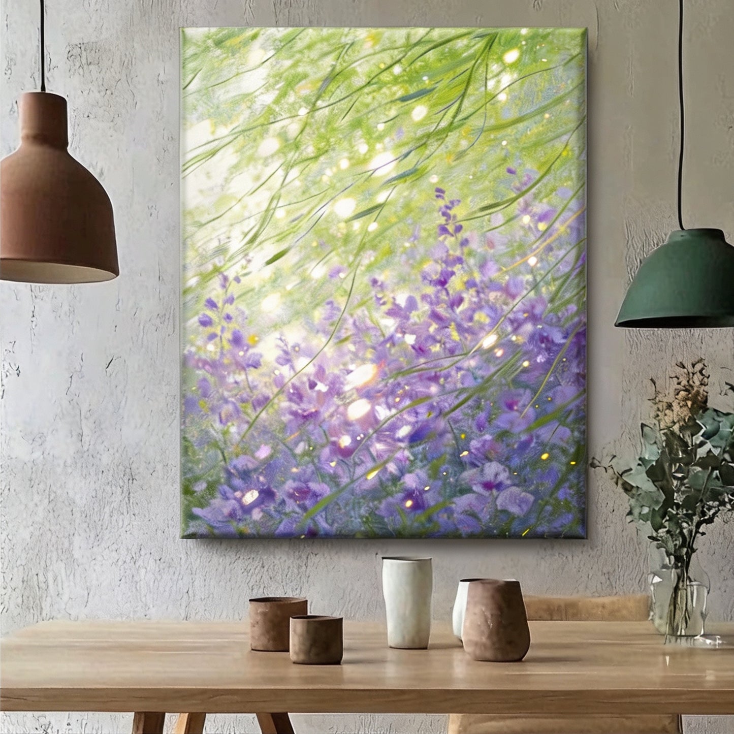 Frühlingslicht über Lavendel