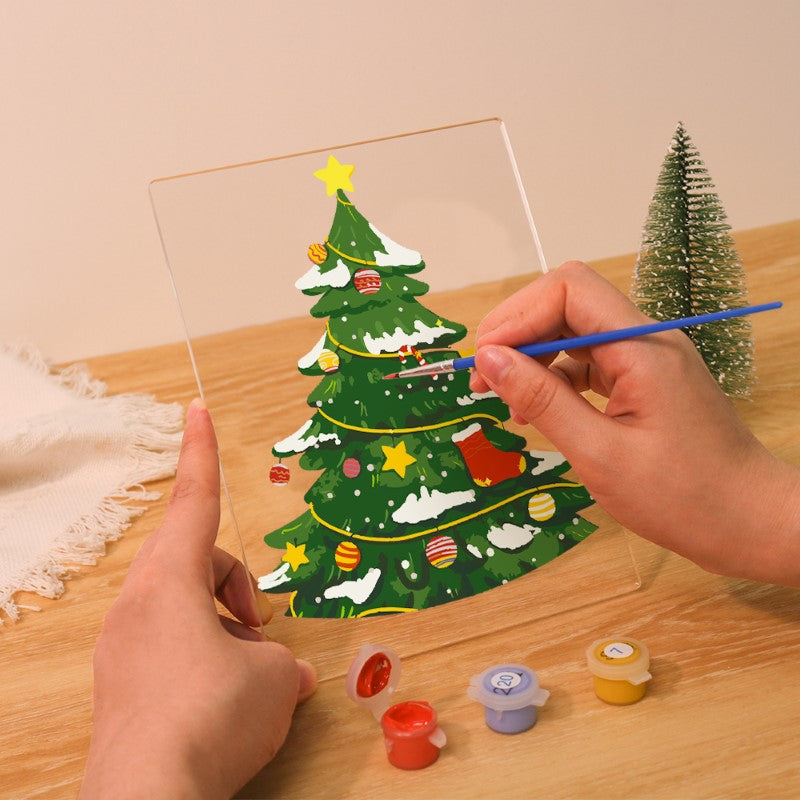 Malen nach Zahlen Weihnachtslampe | Weihnachtsbaum