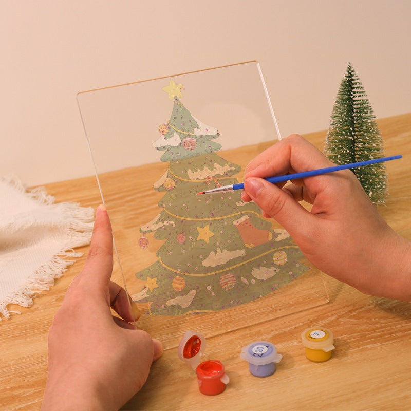 Malen nach Zahlen Weihnachtslampe | Weihnachtsbaum