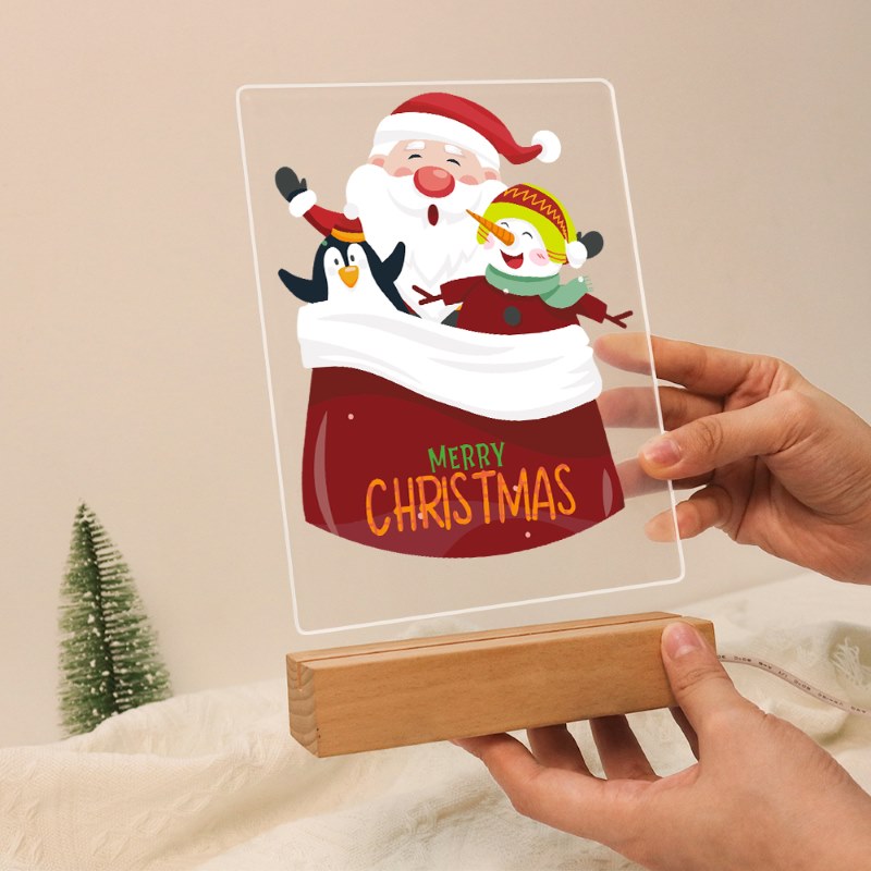 Malen nach Zahlen Weihnachtslampe | Frohe Weihnachten