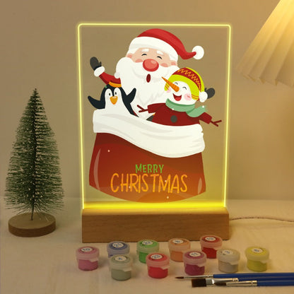 Malen nach Zahlen Weihnachtslampe | Frohe Weihnachten