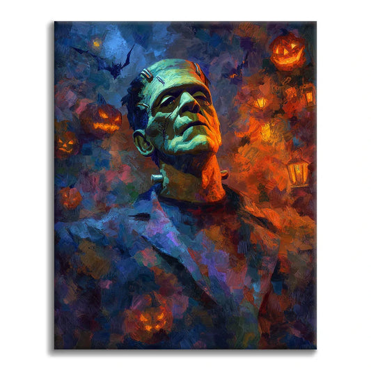 Frankenstein - Malen nach Zahlen