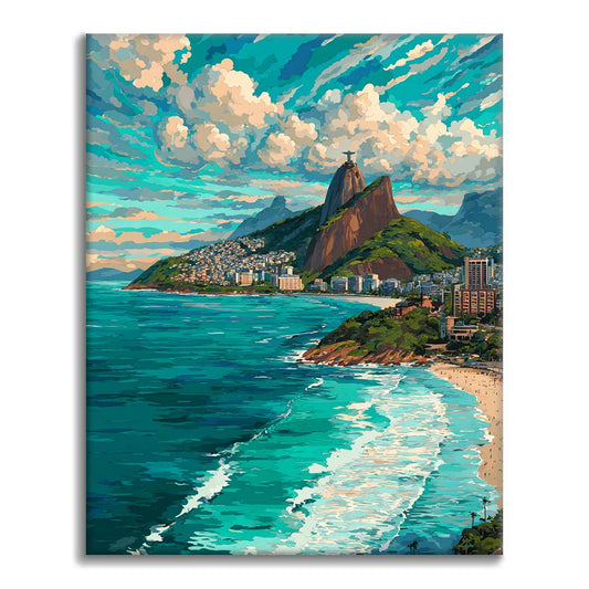 Rio de Janeiro - Malen nach Zahlen