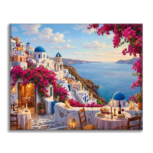 Santorini – Malen nach Zahlen