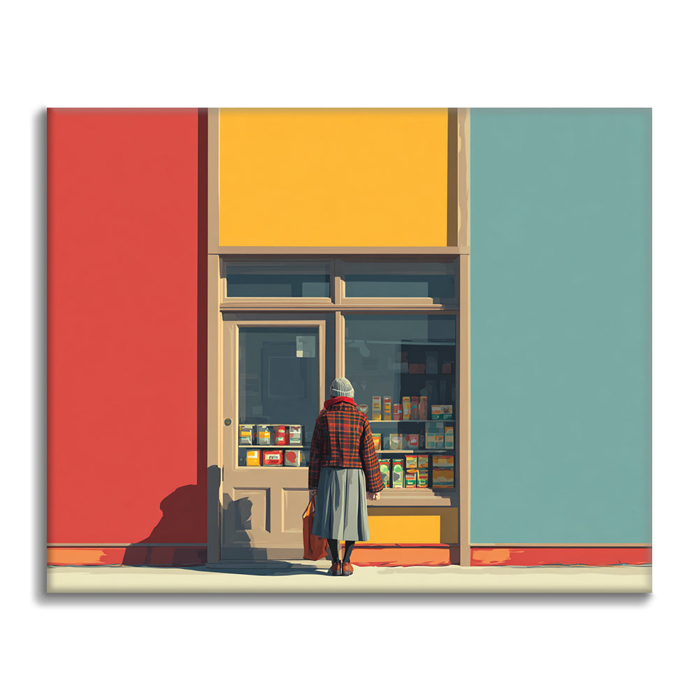 Corner Shop – Malen nach Zahlen