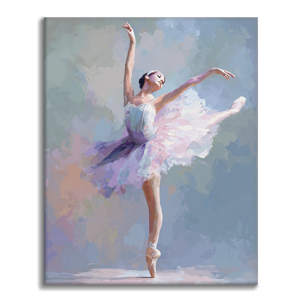 Balletttänzerin – Malen nach Zahlen