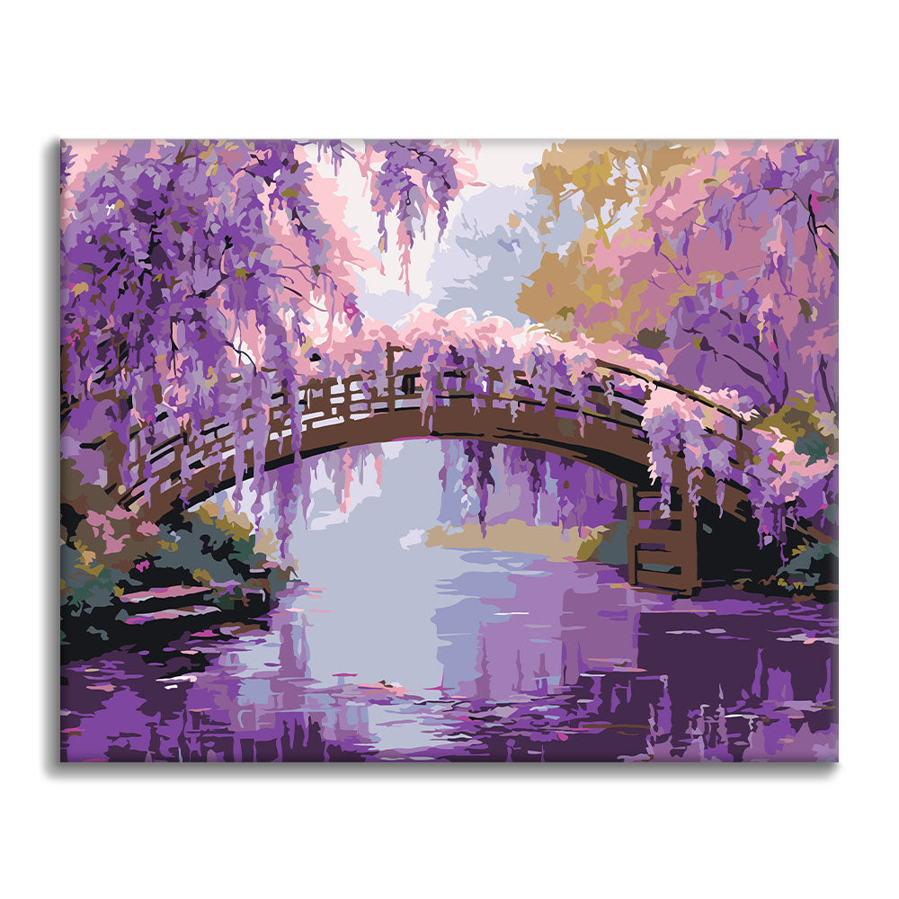 Wisteria Tranquility – Malen nach Zahlen