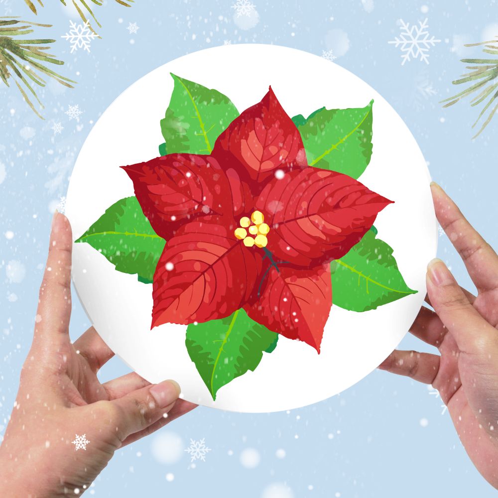 Malen nach Zahlen - 4 Tischsets | Weihnachtsset