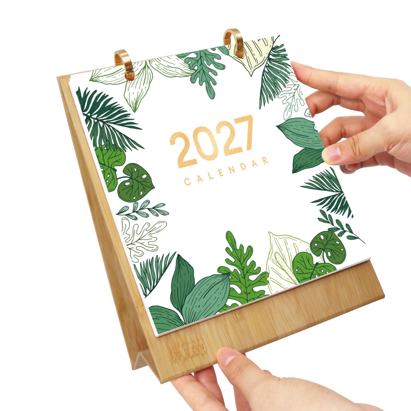 2027 Malen nach Zahlen Tischkalender | Pflanzen Edition