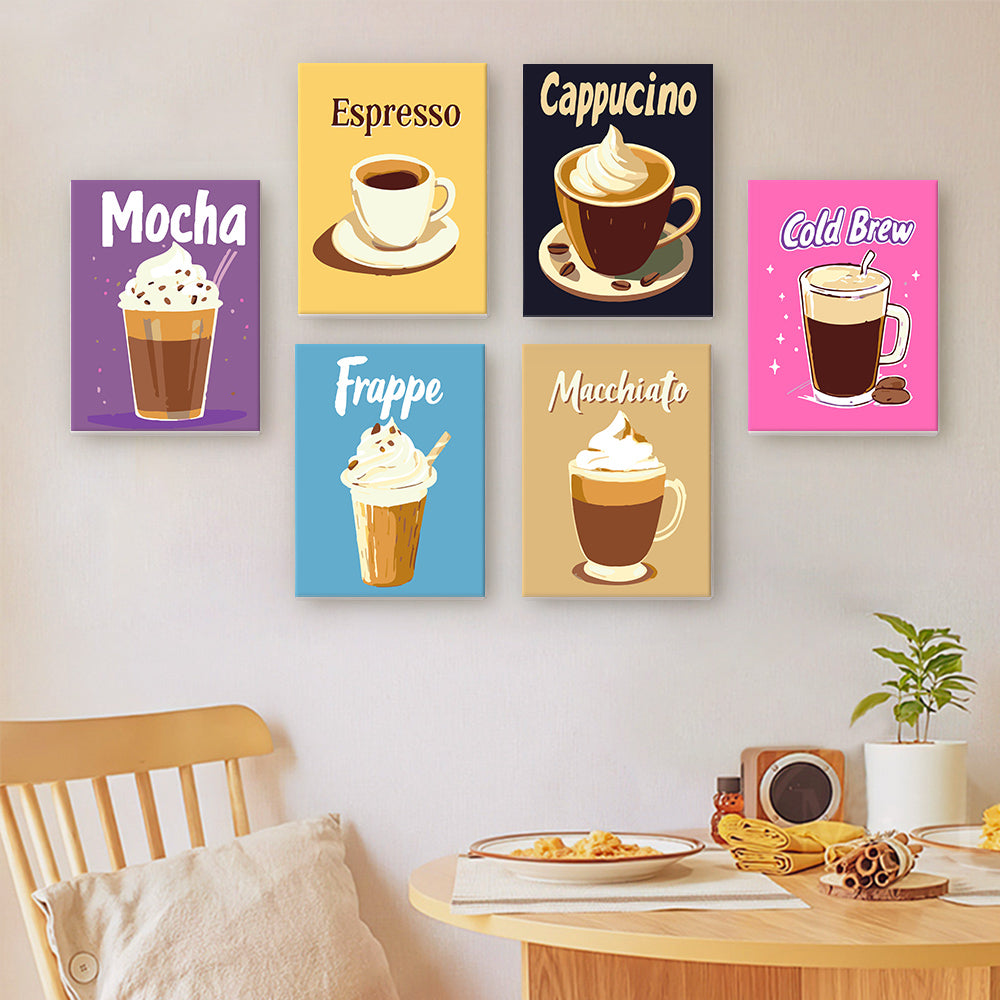 Buntes Kaffee