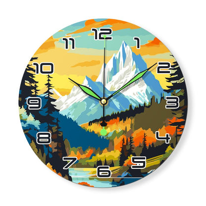 Malen nach Zahlen Uhr – Wunderschöne Landschaft