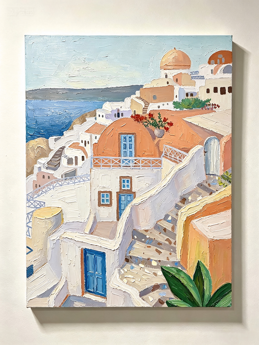 Santorini- Malen nach Zahlen