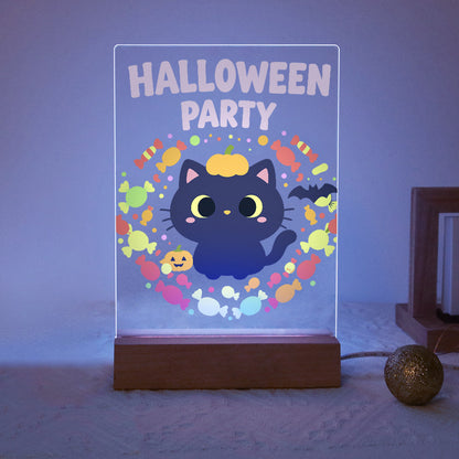 Malen nach Zahlen Halloween Lampe – Kürbispfoten