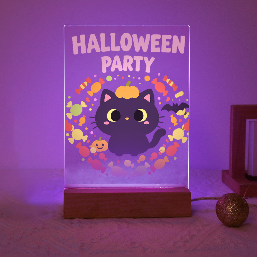Malen nach Zahlen Halloween Lampe – Kürbispfoten