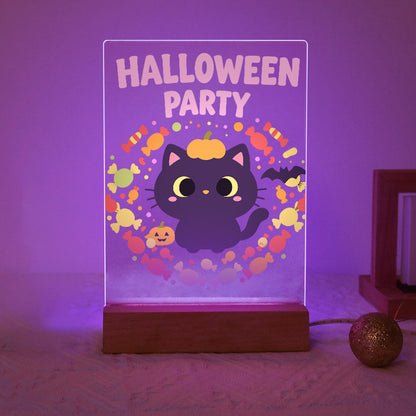 Malen nach Zahlen Halloween Lampe – Kürbispfoten