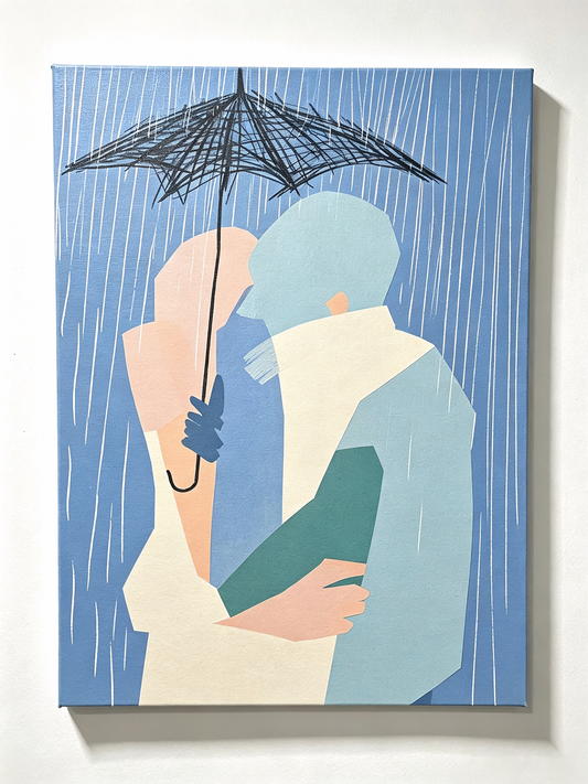 Regenliebe - Malen nach Zahlen