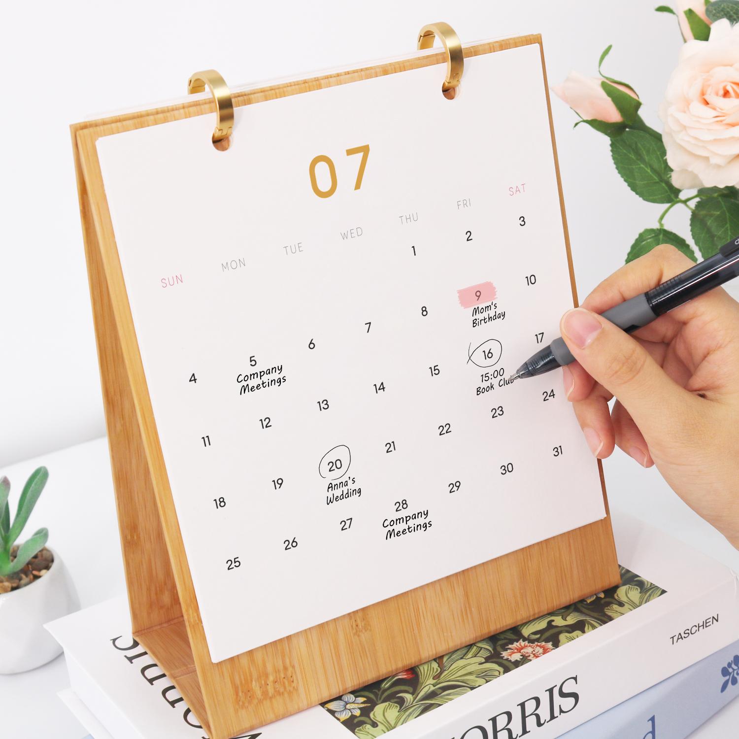 2027 Malen nach Zahlen Tischkalender | Reise Edition