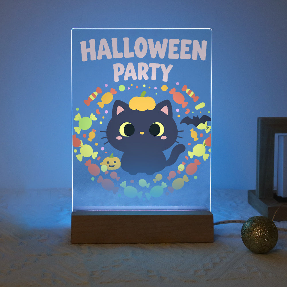 Malen nach Zahlen Halloween Lampe – Kürbispfoten