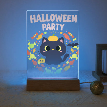Malen nach Zahlen Halloween Lampe – Kürbispfoten