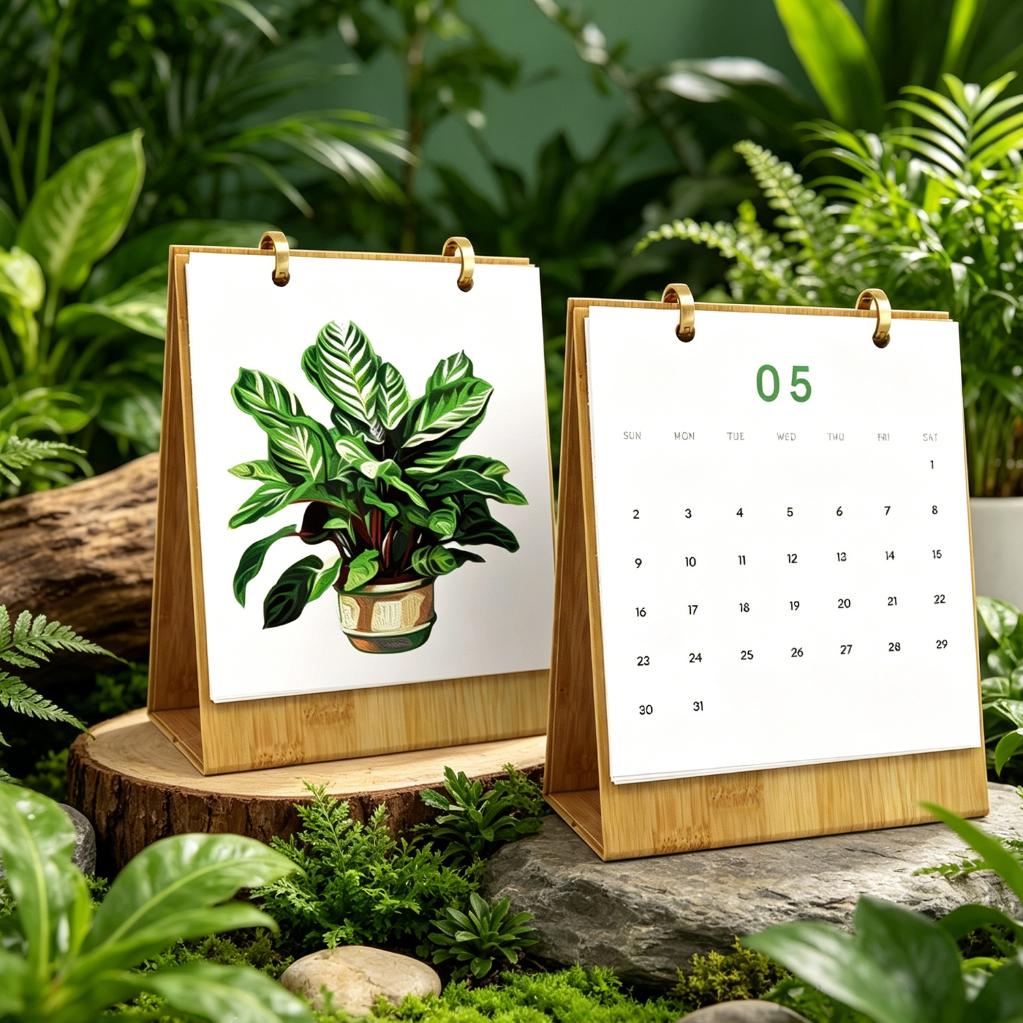2027 Malen nach Zahlen Tischkalender | Pflanzen Edition