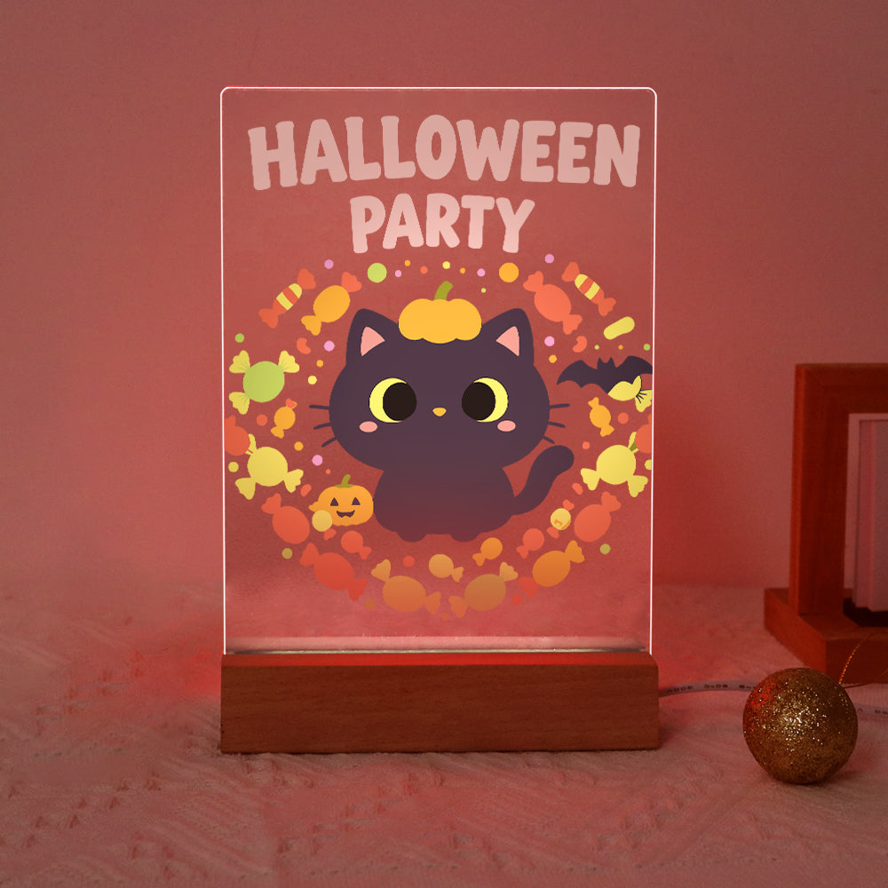 Malen nach Zahlen Halloween Lampe – Kürbispfoten