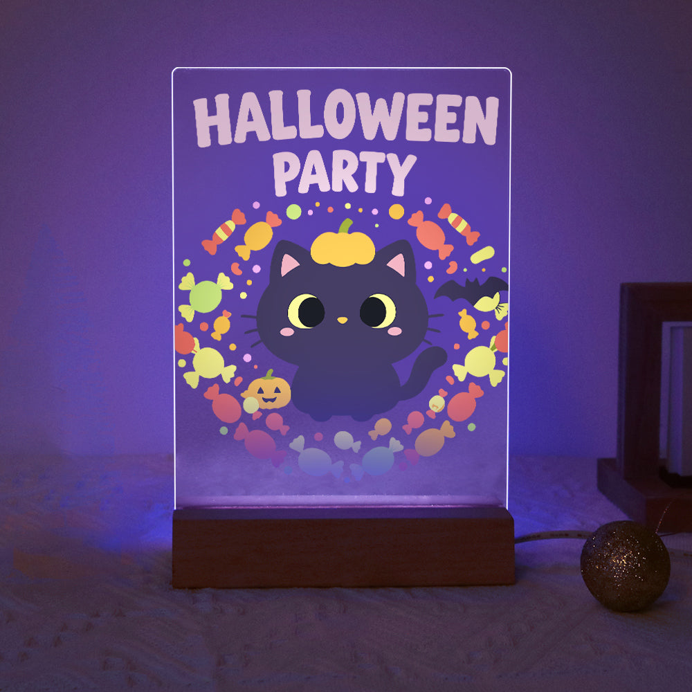 Malen nach Zahlen Halloween Lampe – Kürbispfoten