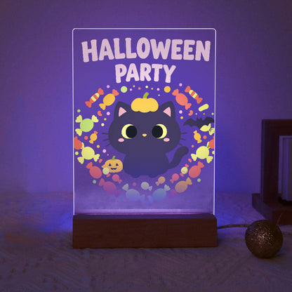 Malen nach Zahlen Halloween Lampe – Kürbispfoten