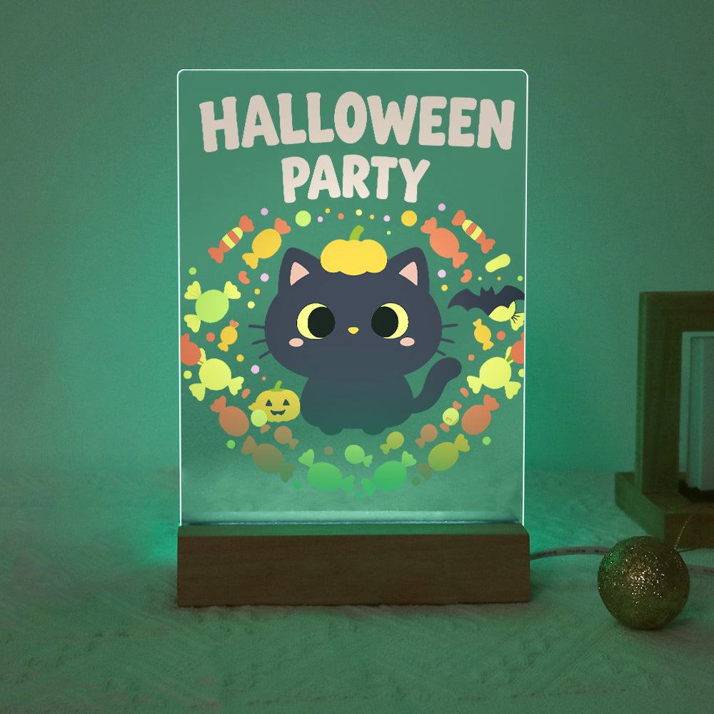 Malen nach Zahlen Halloween Lampe – Kürbispfoten
