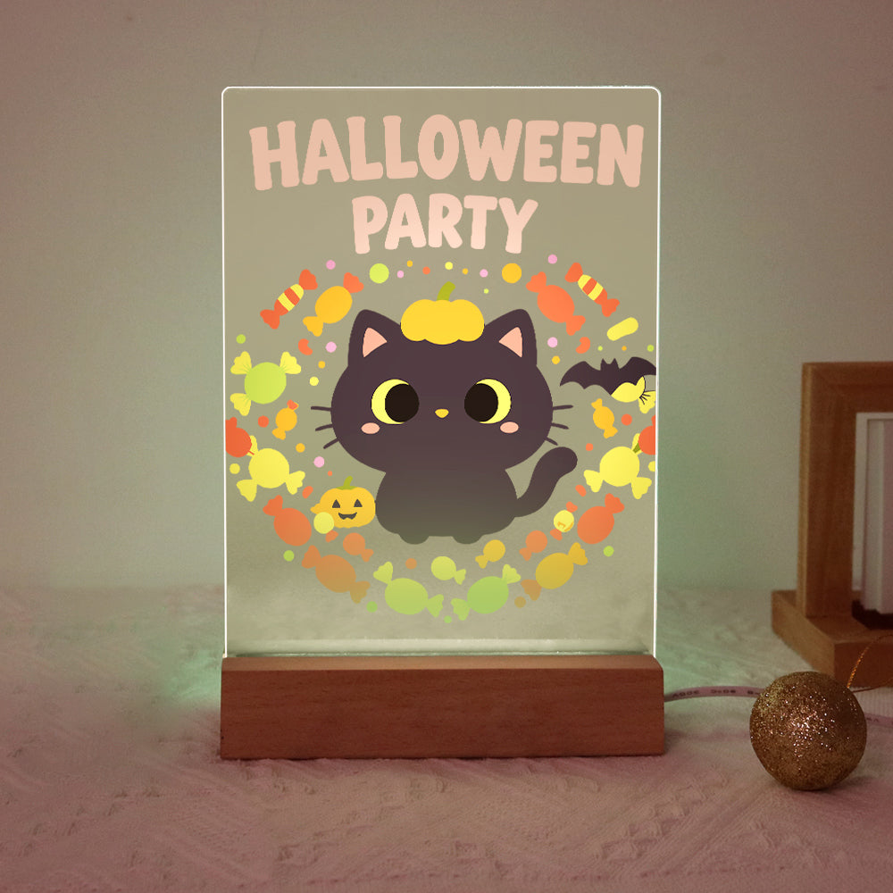 Malen nach Zahlen Halloween Lampe – Kürbispfoten