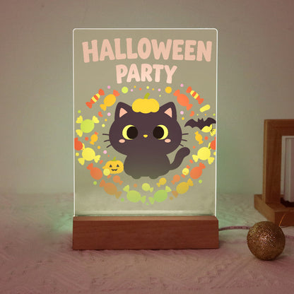 Malen nach Zahlen Halloween Lampe – Kürbispfoten