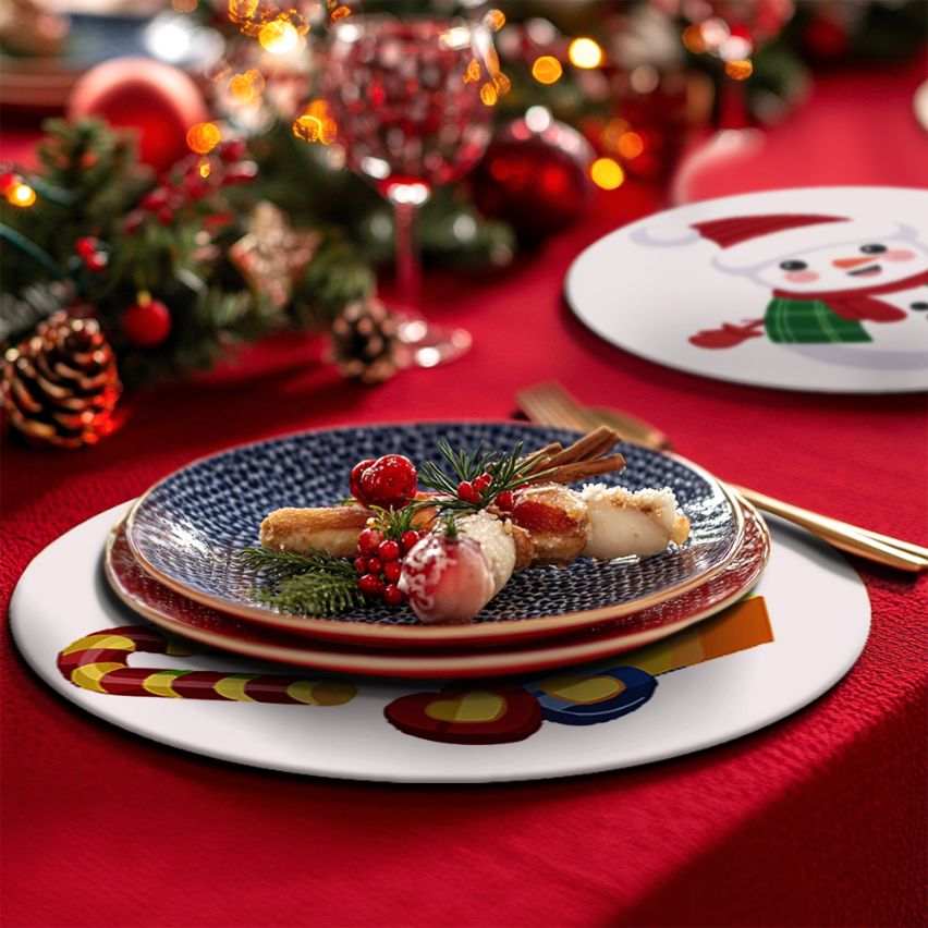 Malen nach Zahlen - 4 Tischsets | Weihnachtsset