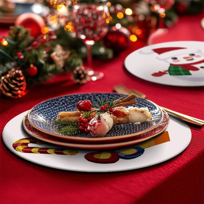 Malen nach Zahlen - 4 Tischsets | Weihnachtsset
