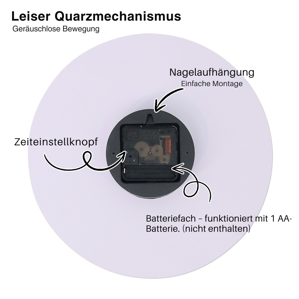 Malen nach Zahlen Uhr – Wunderschöne Landschaft