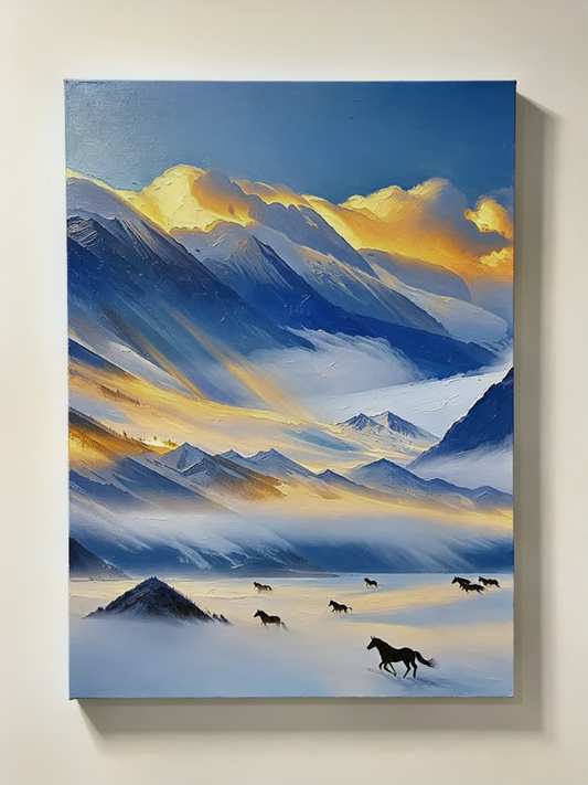 Freiheit der Berge- Malen nach Zahlen