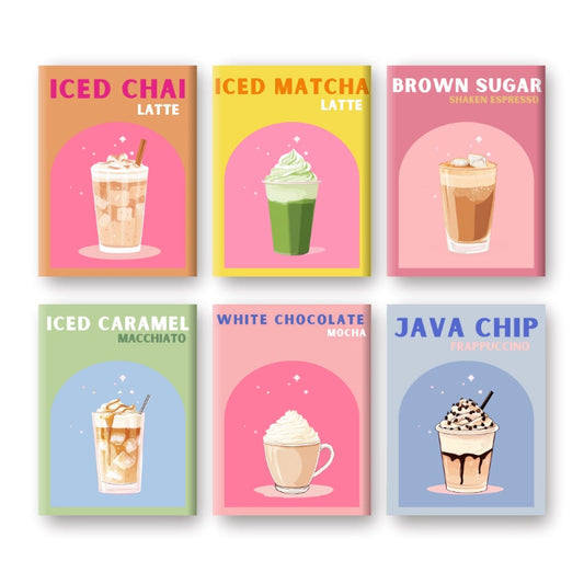 Buntes Kaffee-Deluxe