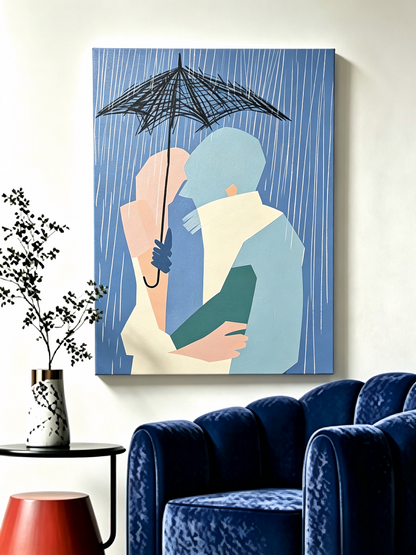 Regenliebe - Malen nach Zahlen