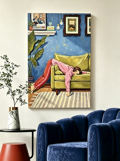 Der perfekte Sofa-Moment - Malen nach Zahlen