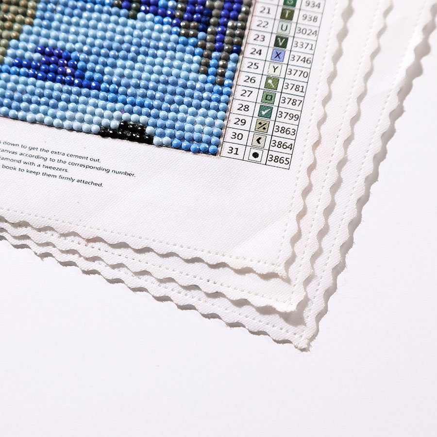 Cowboystiefel und Sonnenblumen - Diamond Painting