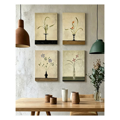 Zen-Blumenvasen-Set - Malen nach Zahlen