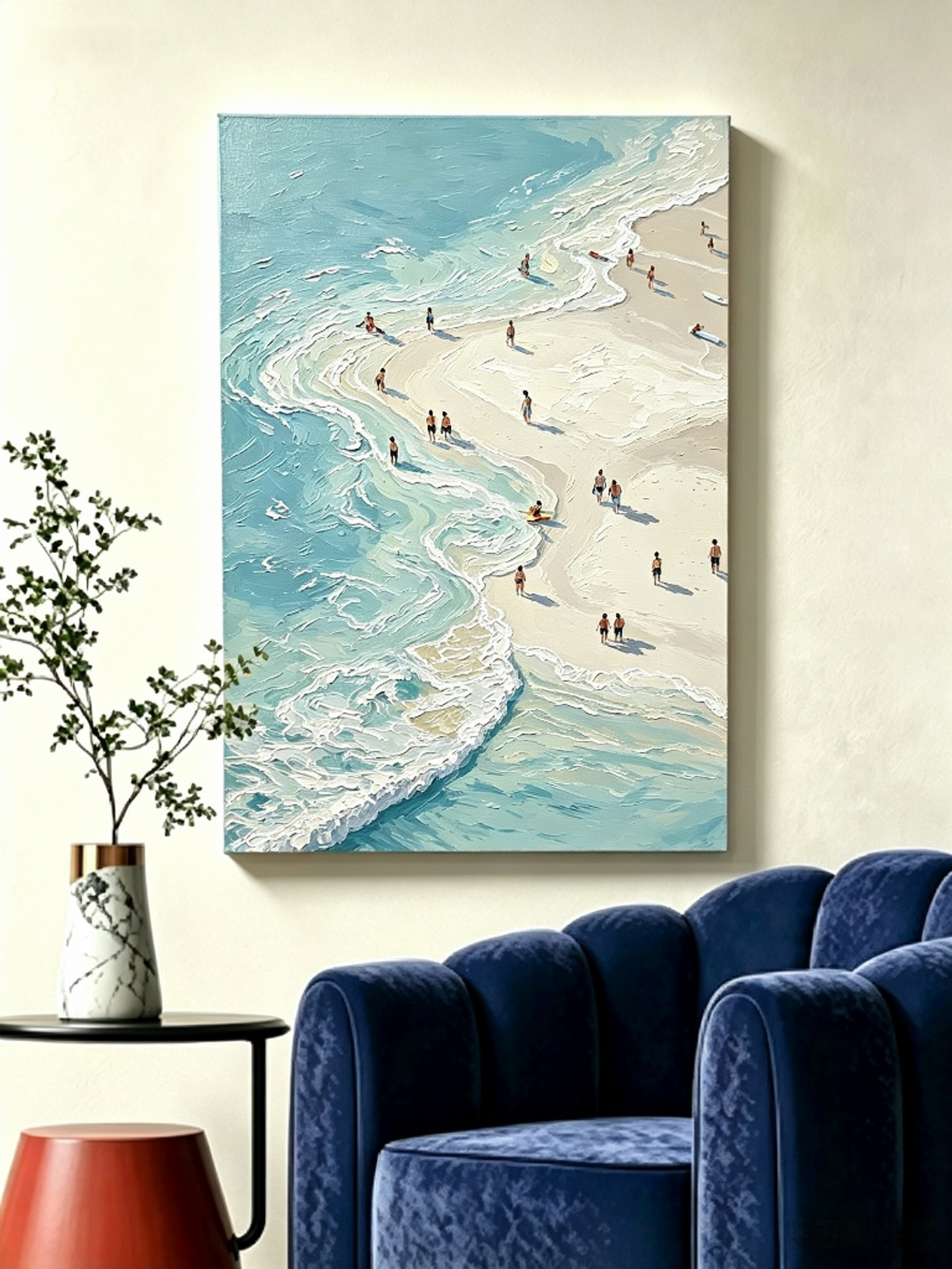 Sommer am Meer- Malen nach Zahlen