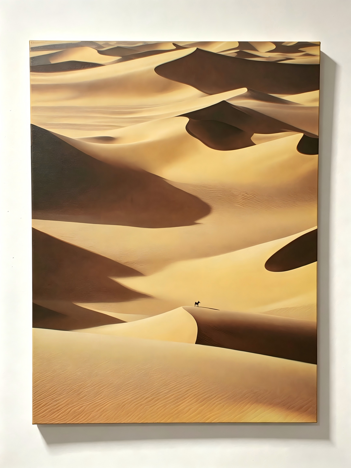 Minimalistische Wüstenlandschaft- Malen nach Zahlen