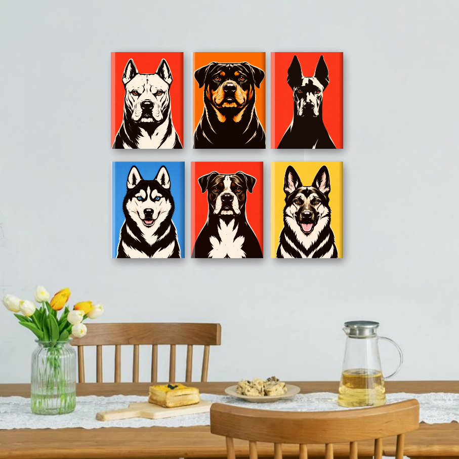 Pop Art Hunde