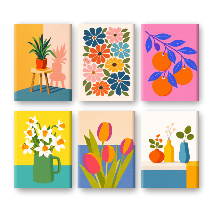 Botanische Blumen & Pflanzen