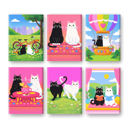 Katzen in Liebe