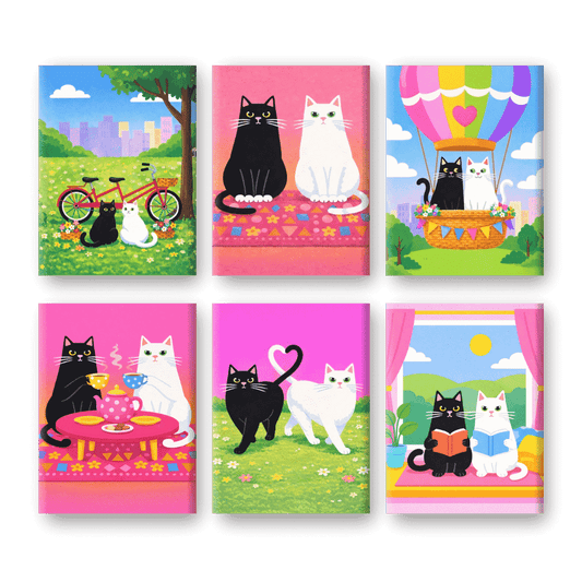 Katzen in Liebe