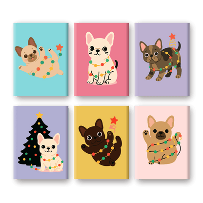 Weihnachts-Bulldoggen